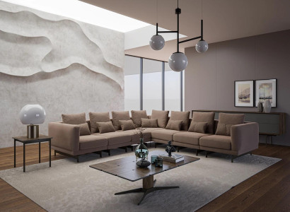 Wohnzimmer Garnitur 3tlg Einrichtung Holz Couchtisch Designer Beistelltisch